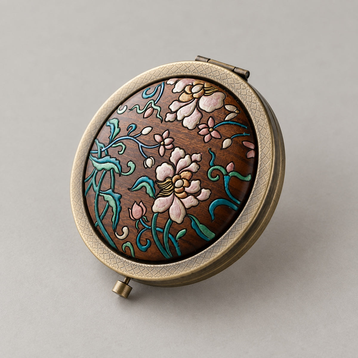 Luna Handcrafted Double-Sided Compact Mirror