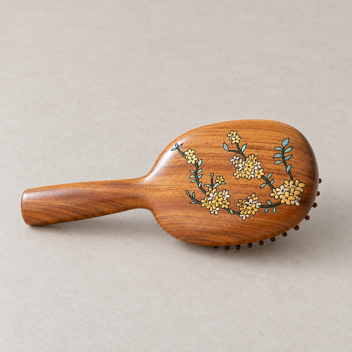 Yulan Solid Rosewood Cushion Hair Brush