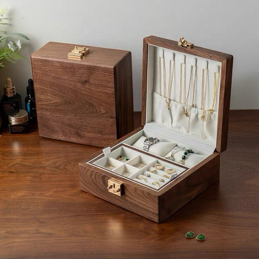 Wooden jewelry box
