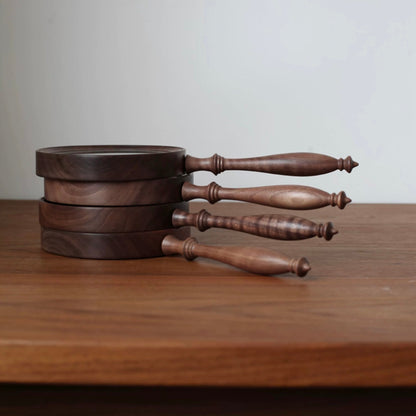 Lucy Solid Walnut Hand Mirror
