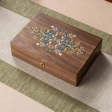 Janet Solid Walnut Jewelry Box