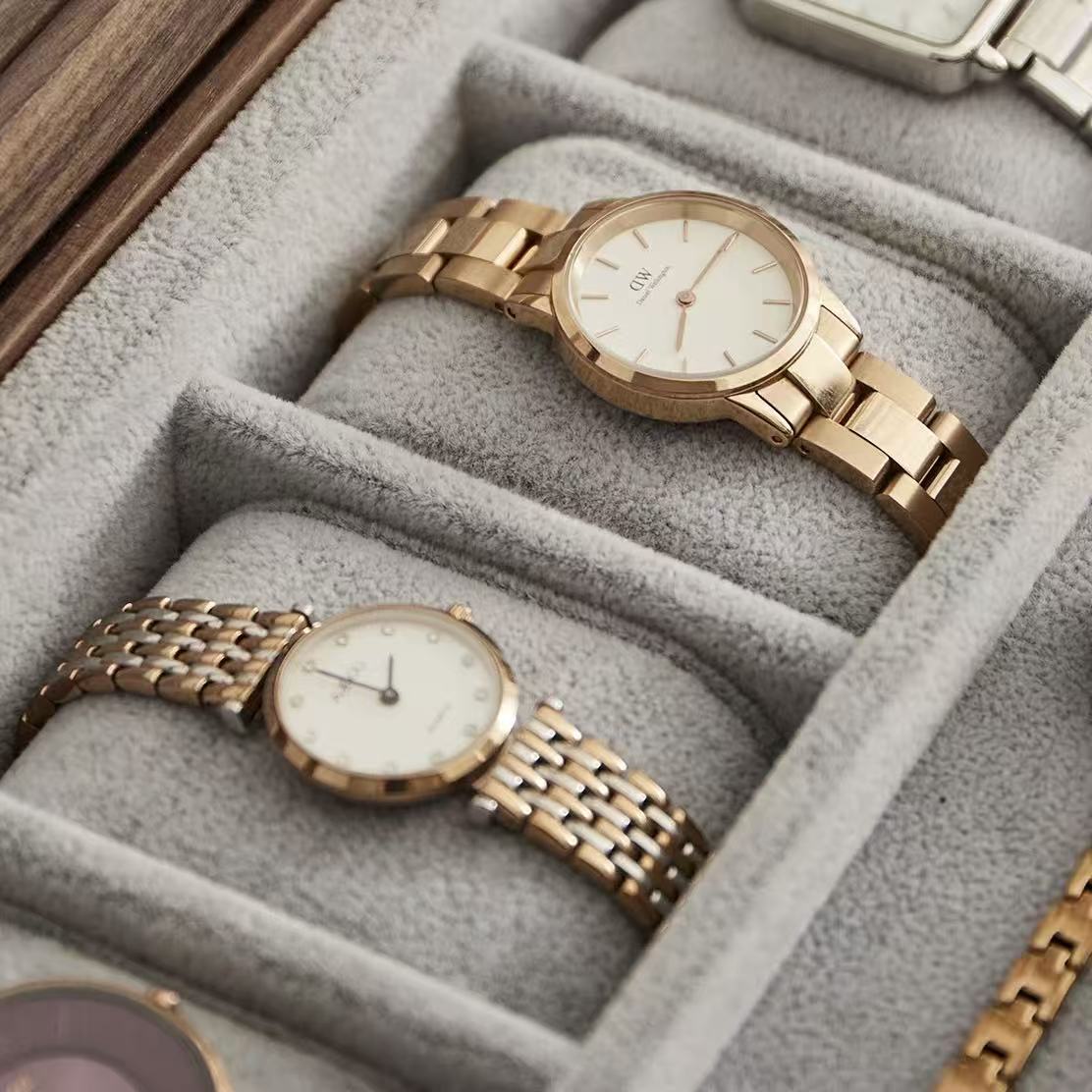 Marcus Solid Walnut Watch Box