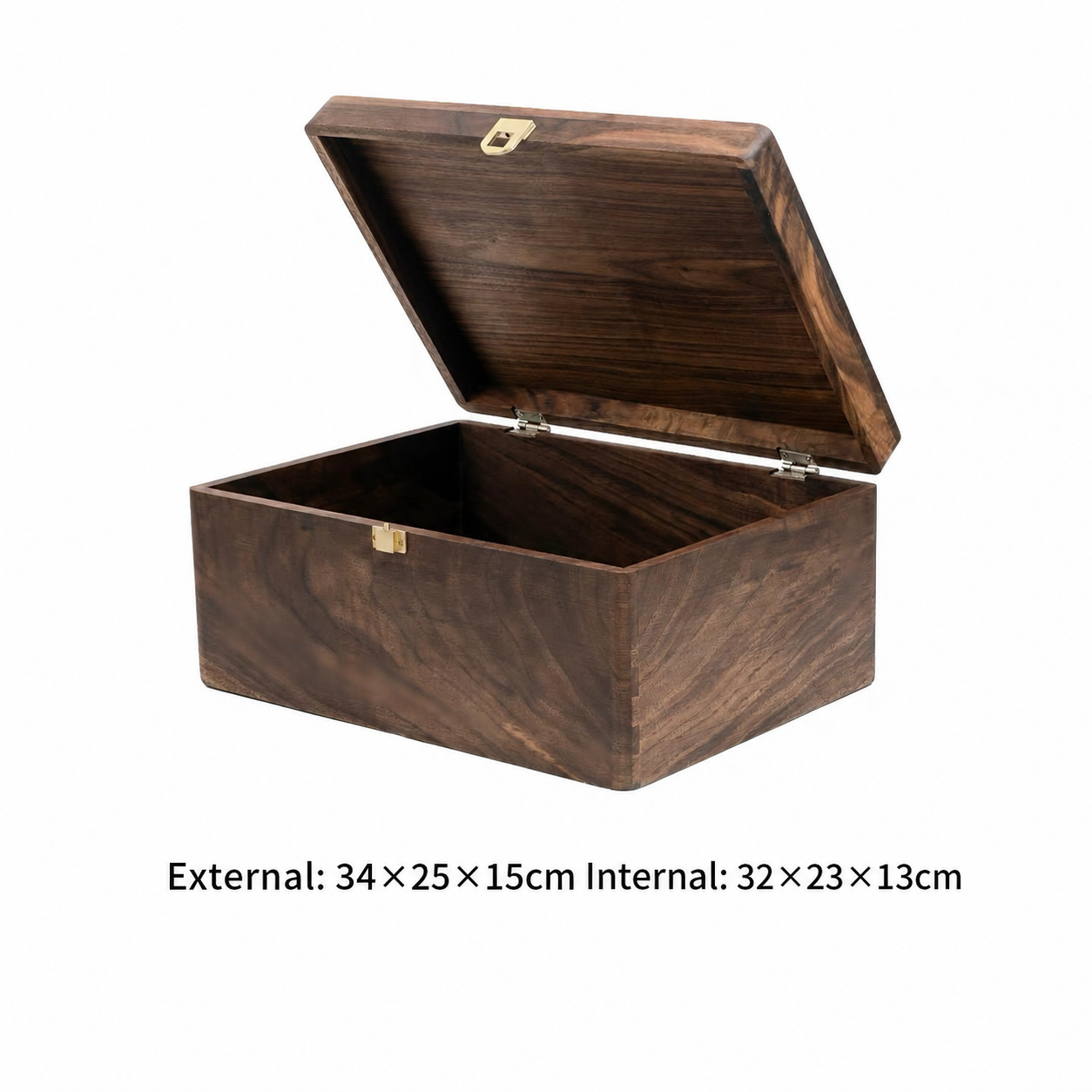 Briar Walnut Document & Keepsake Box