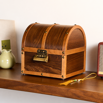 Adeline Solid Walnut Keepsake Chest