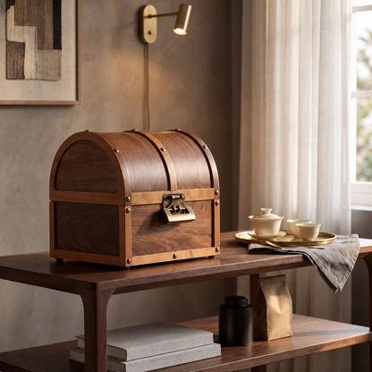 Adeline Solid Walnut Keepsake Chest