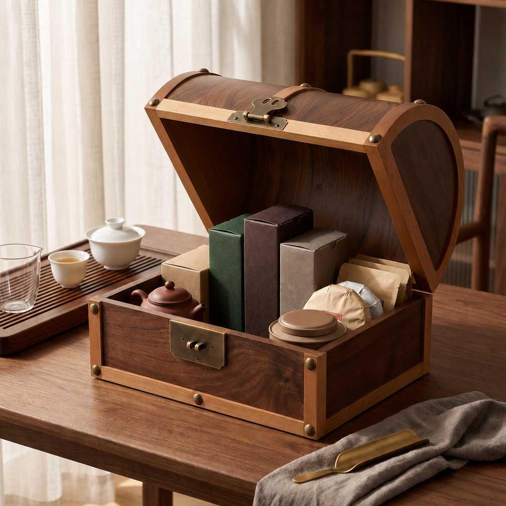 Adeline Solid Walnut Keepsake Chest