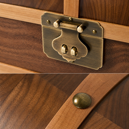 Adeline Solid Walnut Keepsake Chest