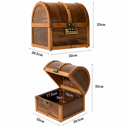 Adeline Solid Walnut Keepsake Chest