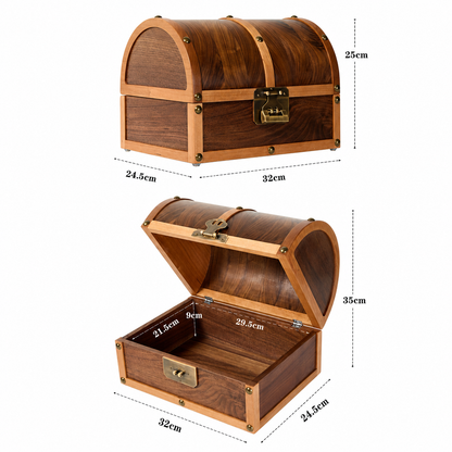 Adeline Solid Walnut Keepsake Chest