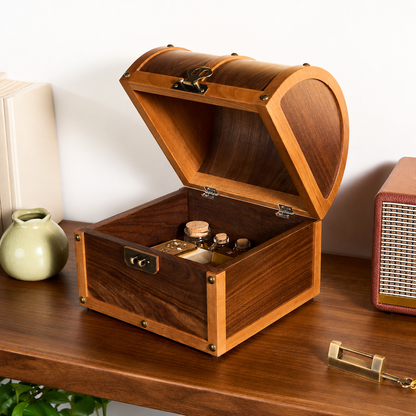 Adeline Solid Walnut Keepsake Chest