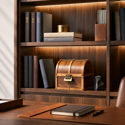 Adeline Solid Walnut Keepsake Chest