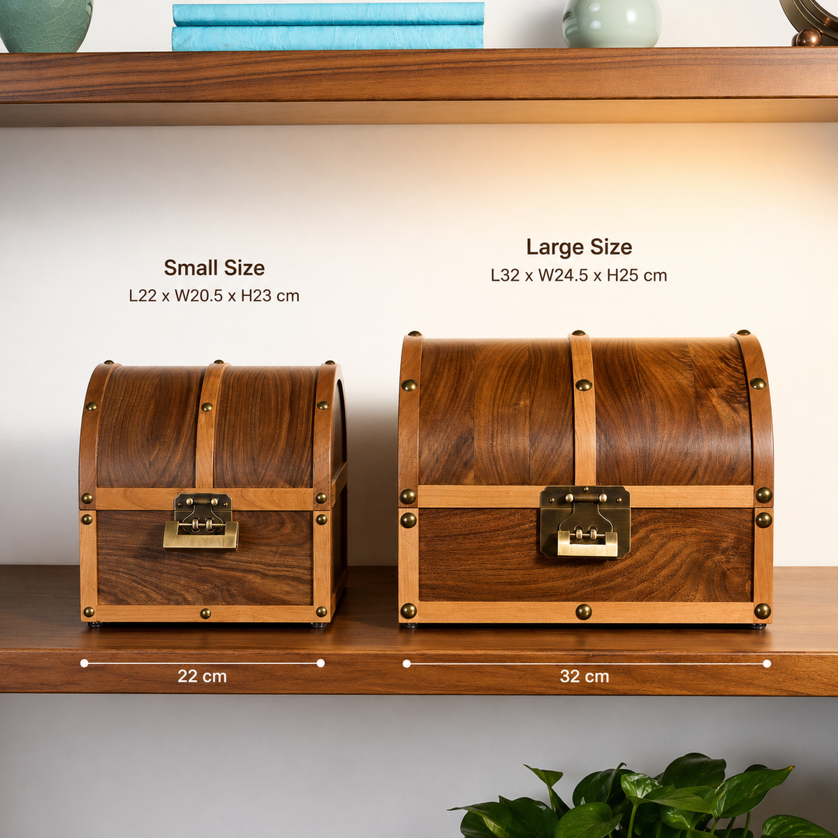 Adeline Solid Walnut Keepsake Chest