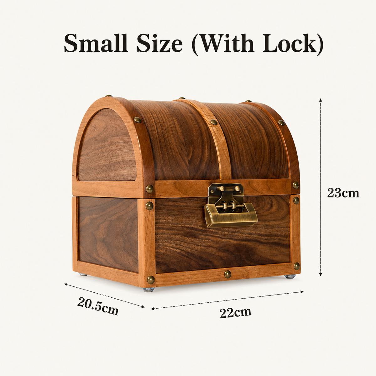 Adeline Solid Walnut Keepsake Chest