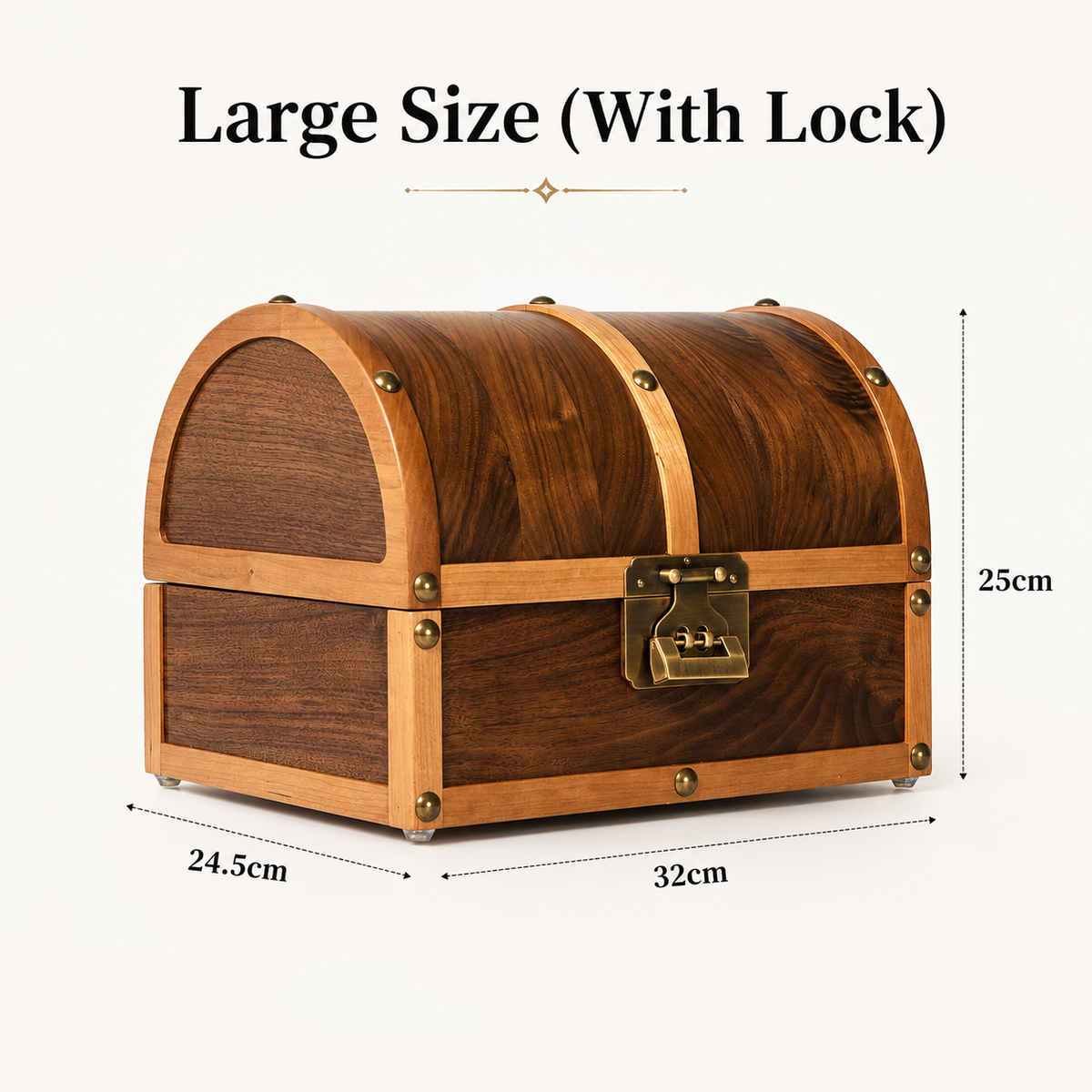Adeline Solid Walnut Keepsake Chest
