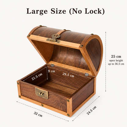 Adeline Solid Walnut Keepsake Chest