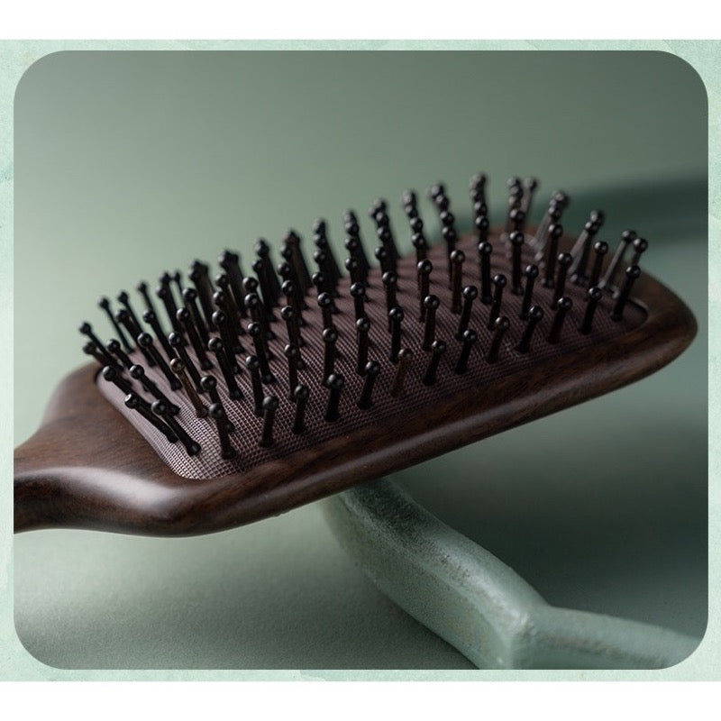 Briar Solid Wood Cushion Hair Brush