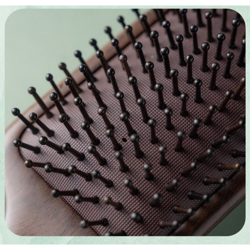 Briar Solid Wood Cushion Hair Brush