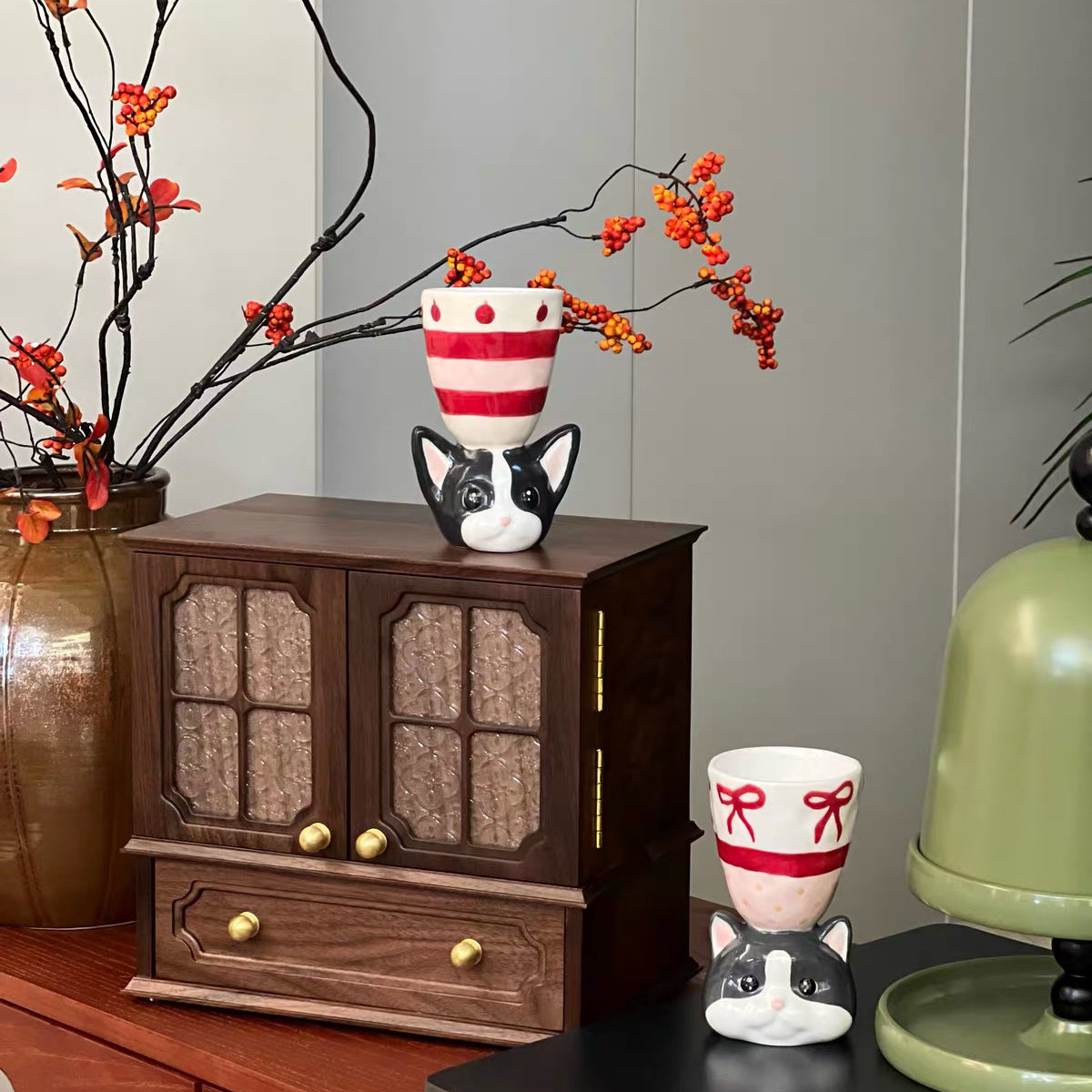 Vivian Solid Walnut Jewelry Box