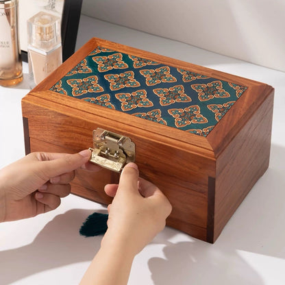 Marion Solid Burma Rosewood Jewelry Box