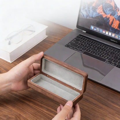 Patric Solid Walnut Glasses Case