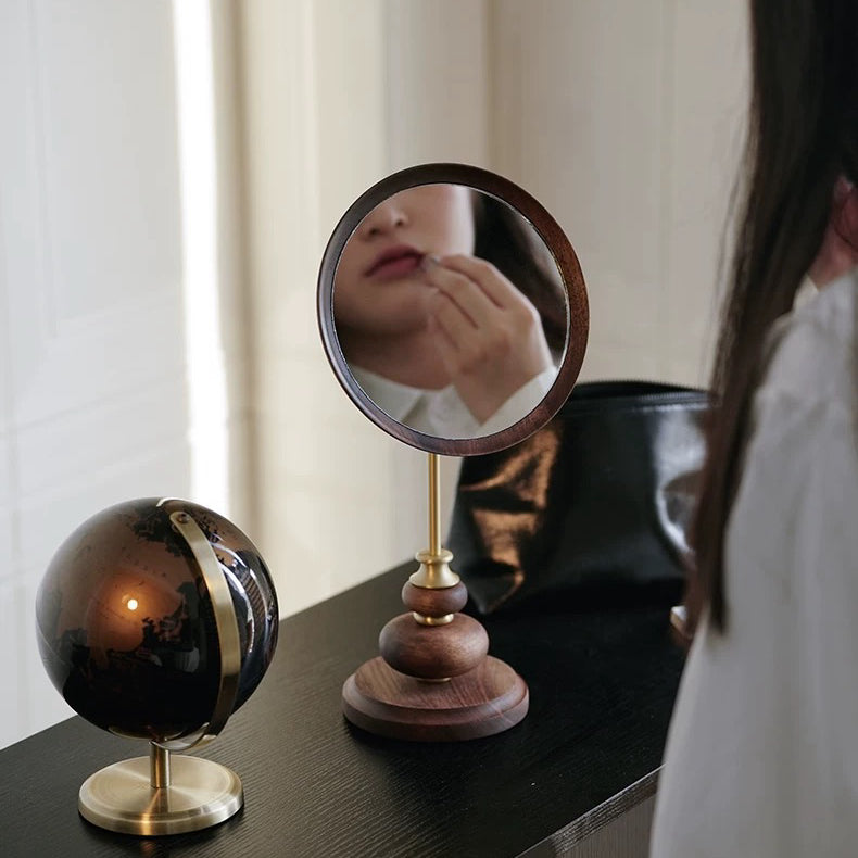 Hailey Solid Wood Tabletop Mirror
