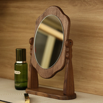 Marlowe Solid Walnut Tabletop Mirror