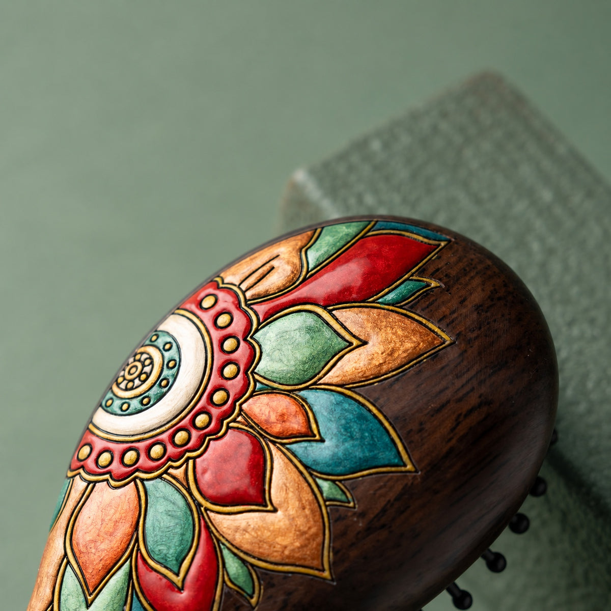 Solene Solid Ebony Cushion Hair Brush