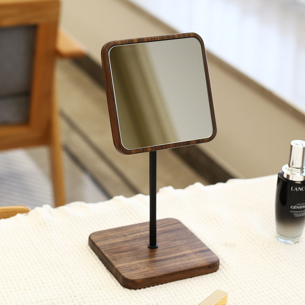Avery Solid Walnut Tabletop Mirror