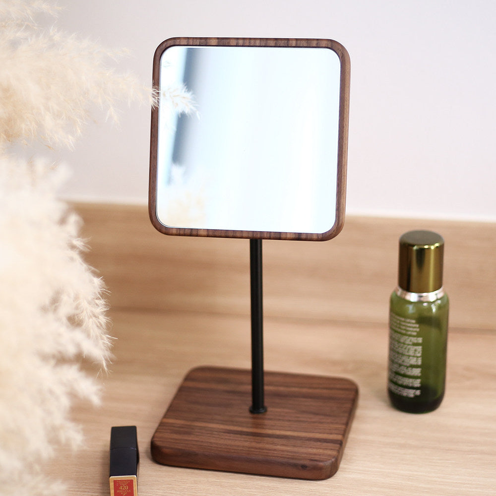 Avery Solid Walnut Tabletop Mirror