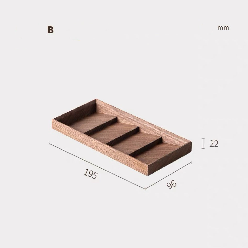 Set Organizzatore di Gioielli Alina Modulare in Legno Massello