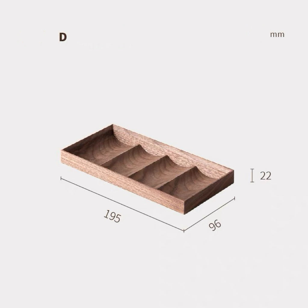 Set Organizzatore di Gioielli Alina Modulare in Legno Massello