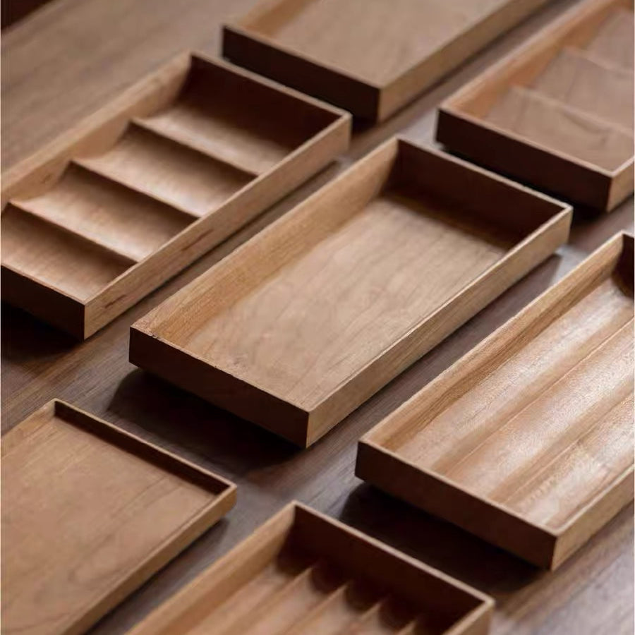 Set Organizzatore di Gioielli Alina Modulare in Legno Massello