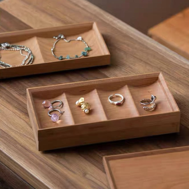 Set Organizzatore di Gioielli Alina Modulare in Legno Massello