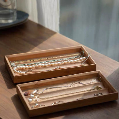 Set Organizzatore di Gioielli Alina Modulare in Legno Massello