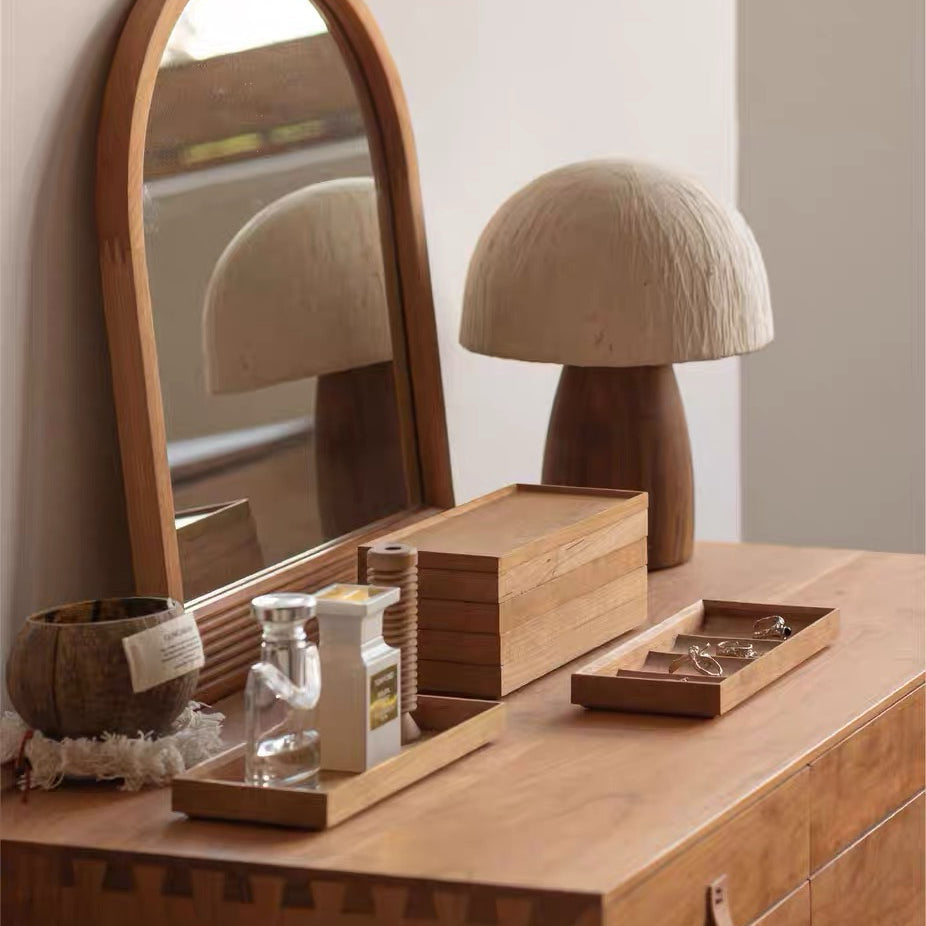 Set Organizzatore di Gioielli Alina Modulare in Legno Massello