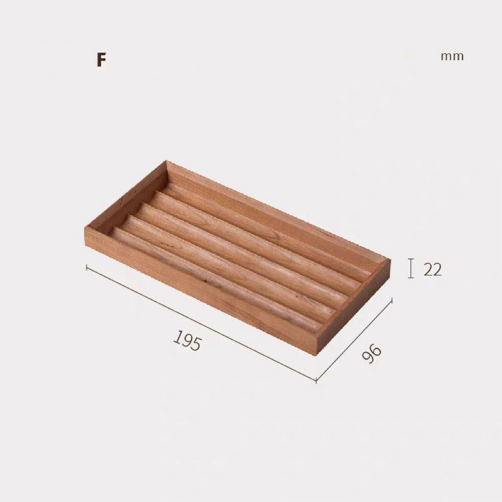 Set Organizzatore di Gioielli Alina Modulare in Legno Massello