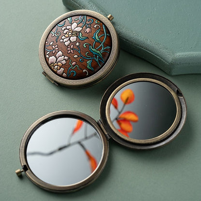Luna Handcrafted Double-Sided Compact Mirror