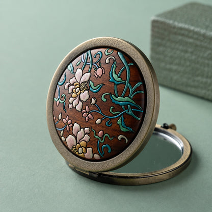Luna Handcrafted Double-Sided Compact Mirror