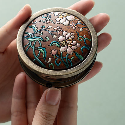 Luna Handcrafted Double-Sided Compact Mirror