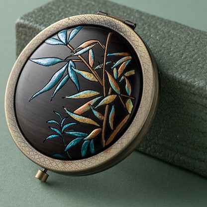 Luna Handcrafted Double-Sided Compact Mirror