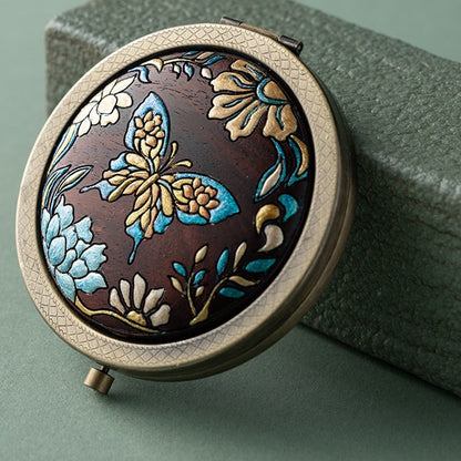 Luna Handcrafted Double-Sided Compact Mirror