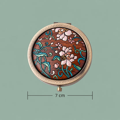 Luna Handcrafted Double-Sided Compact Mirror