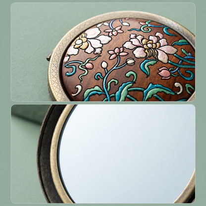 Luna Handcrafted Double-Sided Compact Mirror