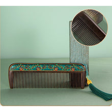 Aster Solid Wood Long-Handle Hair Comb