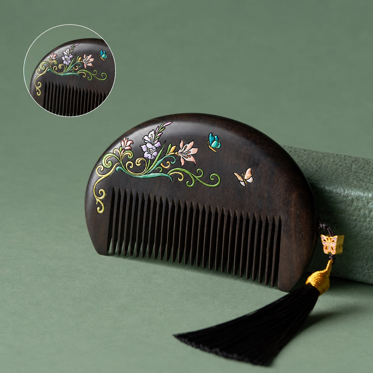 Liora Solid Wood Scalp Massage Comb