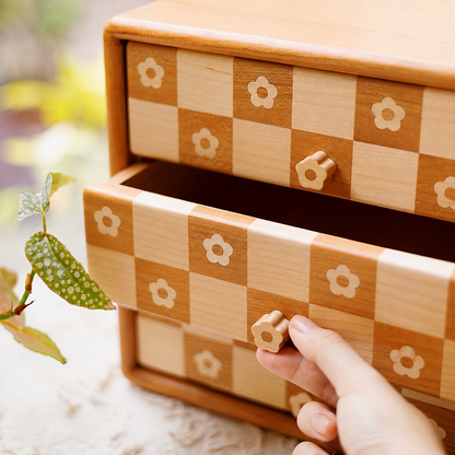 Dahlia Solid Wood 3-Drawer Storage Cabinet