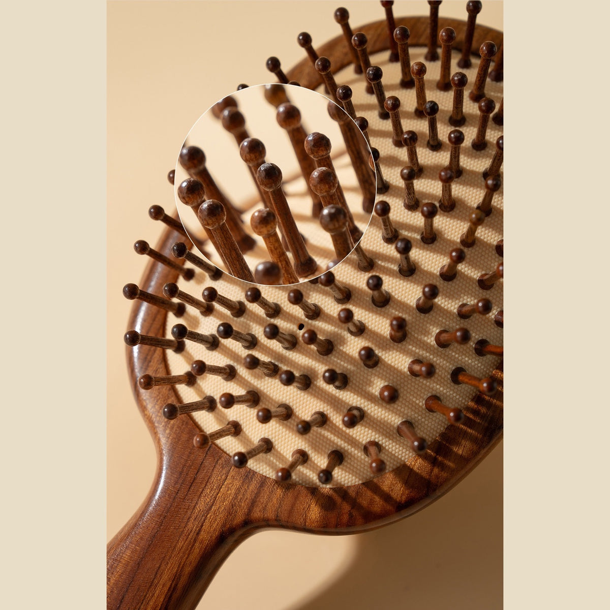 Yulan Solid Rosewood Cushion Hair Brush